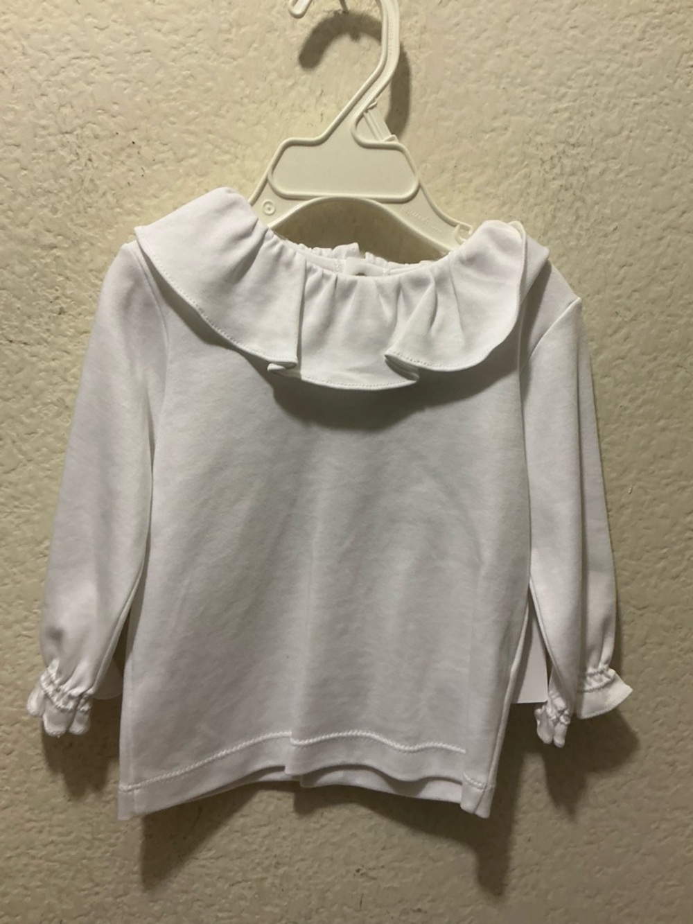 Sophie & Lucas  Long-Sleeve Ruffle Collar Top for Kids